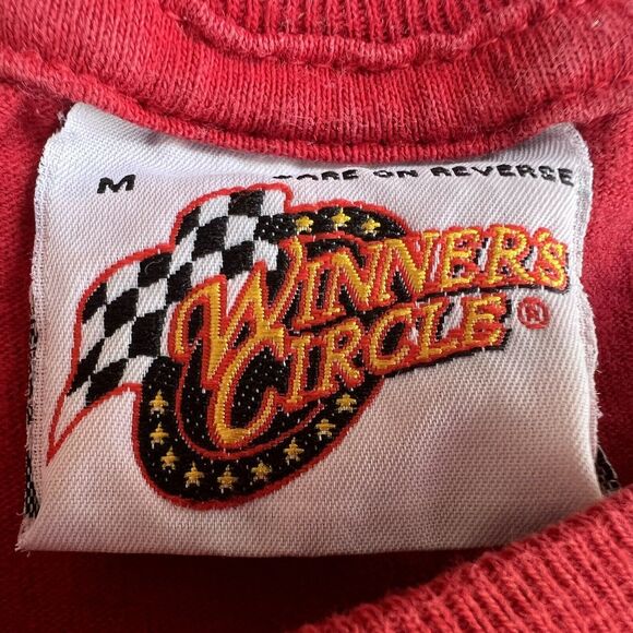 Vintage Mens 2X Winners Circle Race On The Edge Nascar Tee T-shirt VTG Medium - Picture 3 of 5
